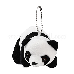 Decorazioni di pendenti di panda giocattolo di peluche in cotone pp di cartone animato in peluche di simulazione&nbsp;LS-HJEW-K043-08