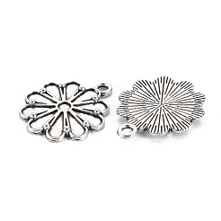 Supports de pendentif d'émail en alliage de style tibétain&nbsp;PALLOY-N160-039AS