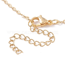 Collane con ciondolo di perle naturali conchiglia di ciprea naturale&nbsp;NJEW-JN03745