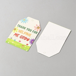 60 Stück 6 Stile Lehrertag bedruckte Papier-Geschenkanhänger&nbsp;DJ-DIY-WH20062-45
