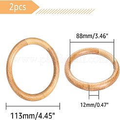 6 poignée de sac en bois de 3 couleurs&nbsp;FIND-FH0004-61