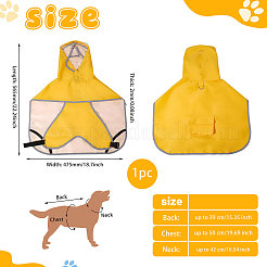 Imperméable pour animaux en PU&nbsp;AJEW-WH0596-799