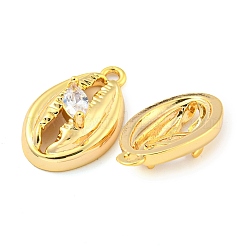 Pendentifs en laiton zircon cubique pavé&nbsp;KK-M286-08G