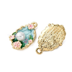 Pendentifs en émail en alliage doré&nbsp;ENAM-B028-03KCG-01