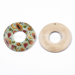 Obst Seris bedruckte Holzanhänger&nbsp;LS-X-WOOD-S045-105E