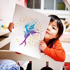Modelli di stencil per pittura da disegno riutilizzabili in plastica&nbsp;DIY-WH0172-929