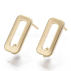 Messing Ohrstecker Zubehör&nbsp;X-KK-T056-10G-NF