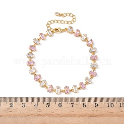 Gliederkettenarmbänder aus Messing&nbsp;BJEW-D378-06G