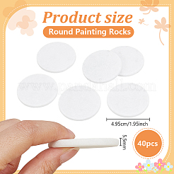 Rocce rotonde dipinte&nbsp;DIY-WH0899-989
