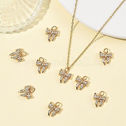 Shegrace Messing-Anhänger mit Mikropavé-Fassung aus klaren Zirkonia&nbsp;XGRQ4N070-736G