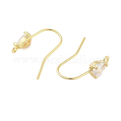 Messing Ohrhaken&nbsp;EJEW-B063-05G-04