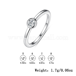 Conjunto de joyería geométrica de circonita plateada s925&nbsp;JY0116-8
