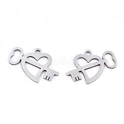 Anlaufgeschützte Charms aus Edelstahl 201&nbsp;LS-STAS-S081-090