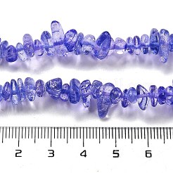 Transparent Knistern Glasperlen Stränge&nbsp;GLAA-U004-01N