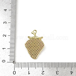 Pendentifs avec zircon cubiques à micro-pavés en laiton&nbsp;KK-M322-48G-03