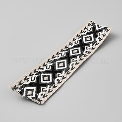 Ruban polyester motif losange&nbsp;OCOR-WH0078-430