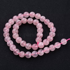 Natur madagascar Rosenquarz runden Perle Stränge&nbsp;G-O134-07-6mm