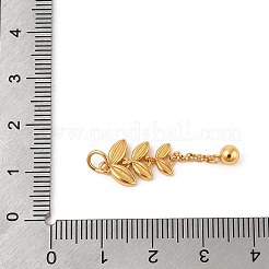925 Sterling Silber Weizen Quaste Anhänger&nbsp;STER-D288-02G