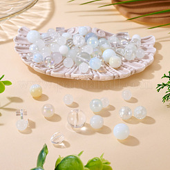80 g de perles de verre transparentes&nbsp;DGLA-TA0001-47A