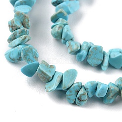Fili di perline howlite naturale&nbsp;X-G-G0003-B21