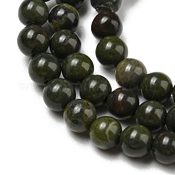 Fili naturali africani verde autunno perline di diaspro&nbsp;G-R494-A19-01
