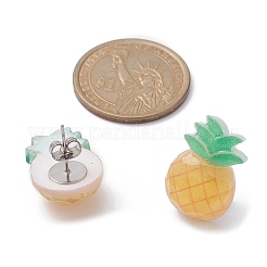 Aretes de frutas de resina&nbsp;EJEW-JE05285