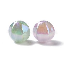 Placcatura uv perle di plastica abs iridescenti arcobaleno&nbsp;KY-G025-13