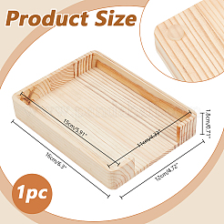 Porte-notes autocollant en bois de pin&nbsp;AJEW-WH0475-83