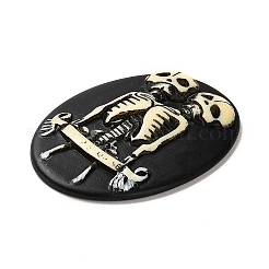 Cabochons en résine opaque halloween&nbsp;CRES-F023-05