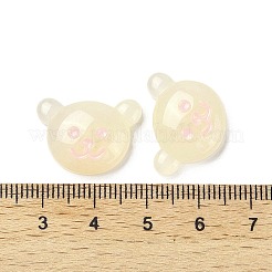 Cabochon decodificati con animali in resina traslucida&nbsp;RESI-M040-03-6