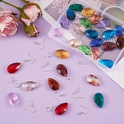 Kits de fabricación de aretes colgantes coloridos de diy&nbsp;DIY-SZ0003-46