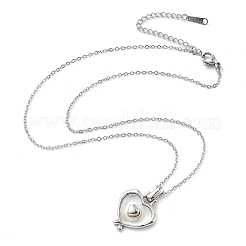 Colliers avec pendentif œil de chat en acier inoxydable 304 pour femmes&nbsp;LS-NJEW-D288-06P