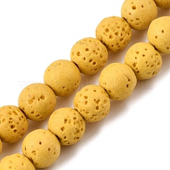 Fili di perline sintetiche di roccia lavica tinte&nbsp;GG-CBAAE19-06B-05
