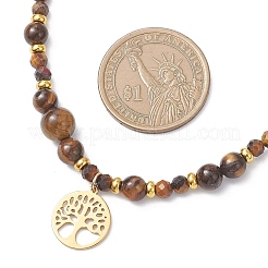 Pendentif arbre de vie en acier inoxydable 304&nbsp;NJEW-JN05712