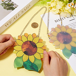2 Set Sonnenblumen-Sonnenfänger&nbsp;AJEW-CN0002-22