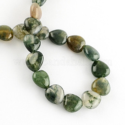 Chapelets de perle en agate indienne naturelle&nbsp;G-R190-20mm-11