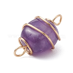 8 pièce 8 styles jaspe rouge naturel et œil de tigre et aventurine verte et lapis-lazuli et améthyste et cristal de quartz et jade topaze&nbsp;PALLOY-JF03017