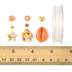 Kit fai da te per realizzare braccialetti con lettere&nbsp;DIY-FS0009-25A