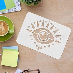 Große wiederverwendbare Zeichenschablonen aus Kunststoff&nbsp;DIY-WH0202-065