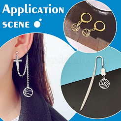 24 Stück 4 Stile Edelstahlanhänger&nbsp;STAS-UN0058-10