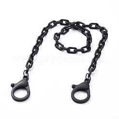 Collane a catena portacavi in plastica abs personalizzate&nbsp;NJEW-JN02849
