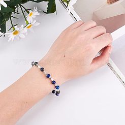 2 Strang natürliche Lapislazuli-Rundperlenstränge&nbsp;G-OC0002-28