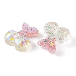 Cabochon decoden di ciliegie di frutta in resina epossidica trasparente&nbsp;CRES-M034-08A