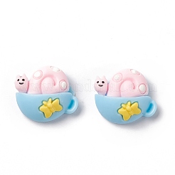 Cabochons di opaco resina&nbsp;RESI-G036-H01