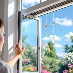 Glastropfen-Sonnenfänger zum Aufhängen am Fenster&nbsp;HJEW-TADJ0004