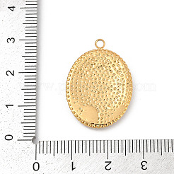 304 Edelstahl-Emaille-Anhänger&nbsp;STAS-C121-02G