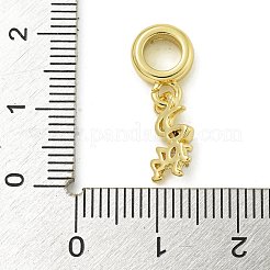 Placcatura in ottone con pavé di zirconi cubici neri e viola medi&nbsp;KK-Z067-58G