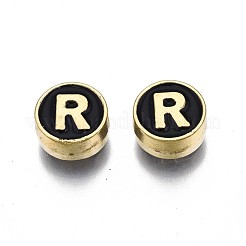 Perles d'émail en alliage&nbsp;ENAM-N052-006-02R-RS