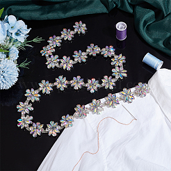 1 Yard Glas-Strassketten-Girlandenstränge für die Hochzeit&nbsp;AJEW-PH0011-93