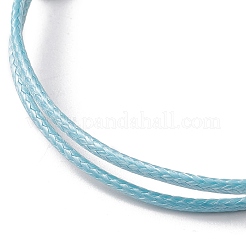 6 pieza de cordón de poliéster encerado ajustable de 6 colores para hacer pulseras&nbsp;AJEW-JB01318-01